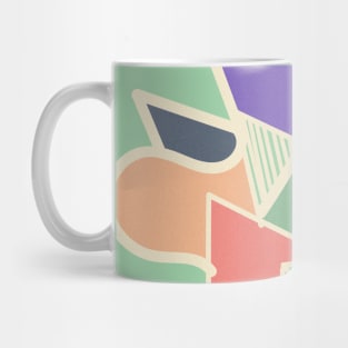 Abstract pastel Modern geometric cute Mug